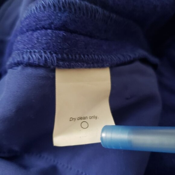 Broadway and Broome Drawstring Knit Pants Casual Flat Front Blue Womens 6 - Picture 6 of 14